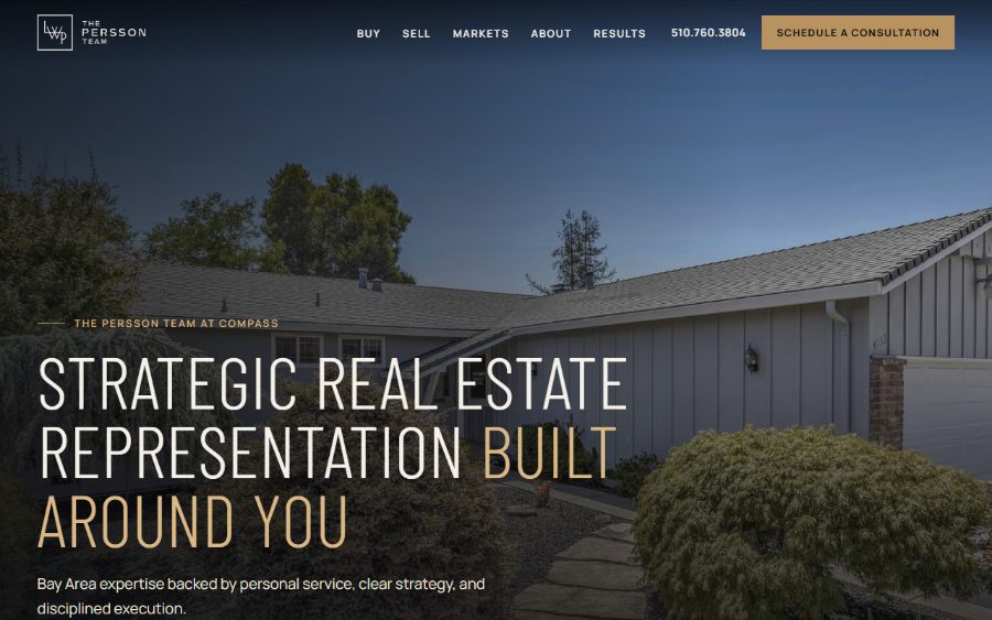 The Persson Team website